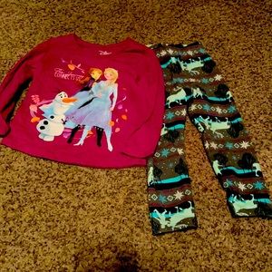 3t Frozen 2 shirt and pants